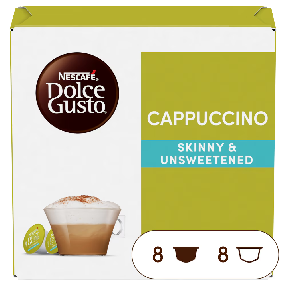 Cappuccino Skinny Coffee Capsules Nescafe Dolce Gusto