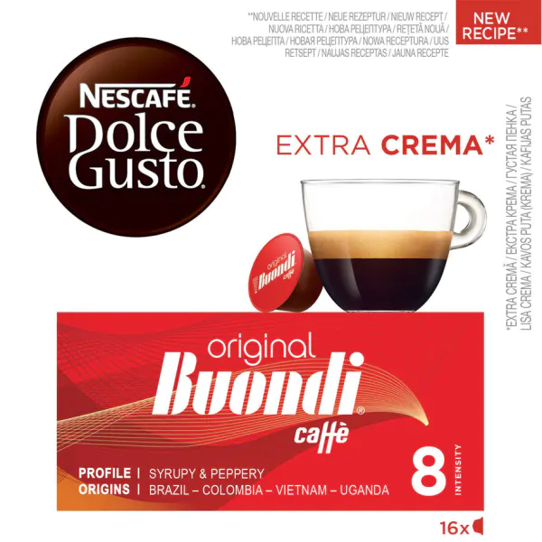 Buondi Black Coffee Coffee Capsules Nescaf Dolce Gusto