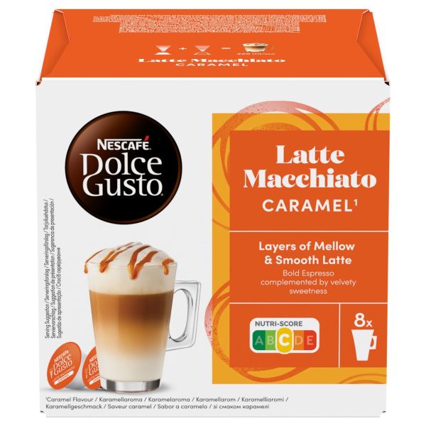 Caramel Latte Macchiato - Coffee Capsules | Nescafé Dolce Gusto