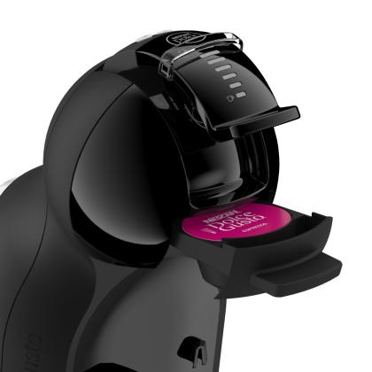 Close up of the Mini Me 2 coffee machine capsule holder.