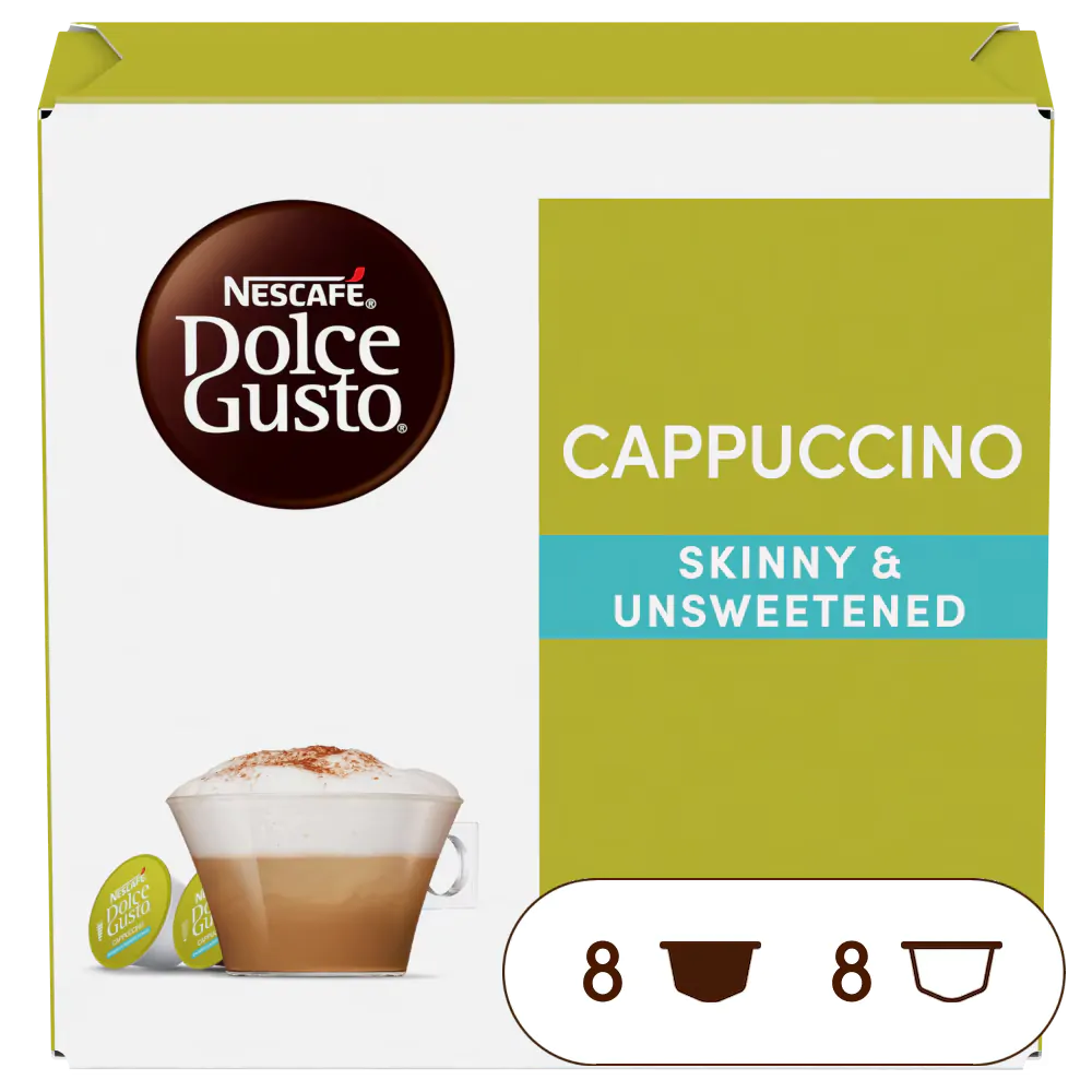Cappuccino Skinny Coffee Capsules Nescafe Dolce Gusto
