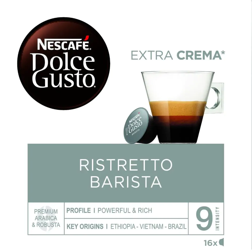 Ristretto Barista Coffee Capsules Nescaf Dolce Gusto