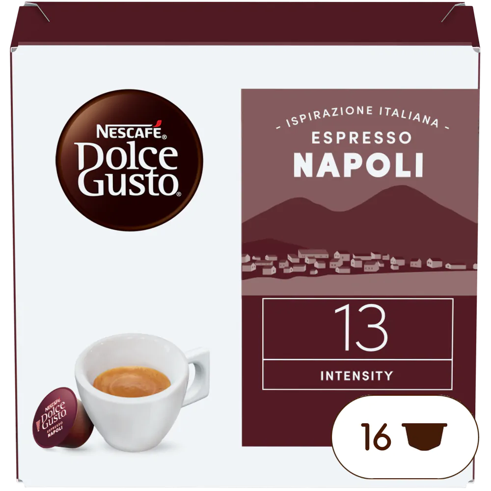 Ristretto Napoli Espresso Coffee Capsules Nescafe Dolce Gusto