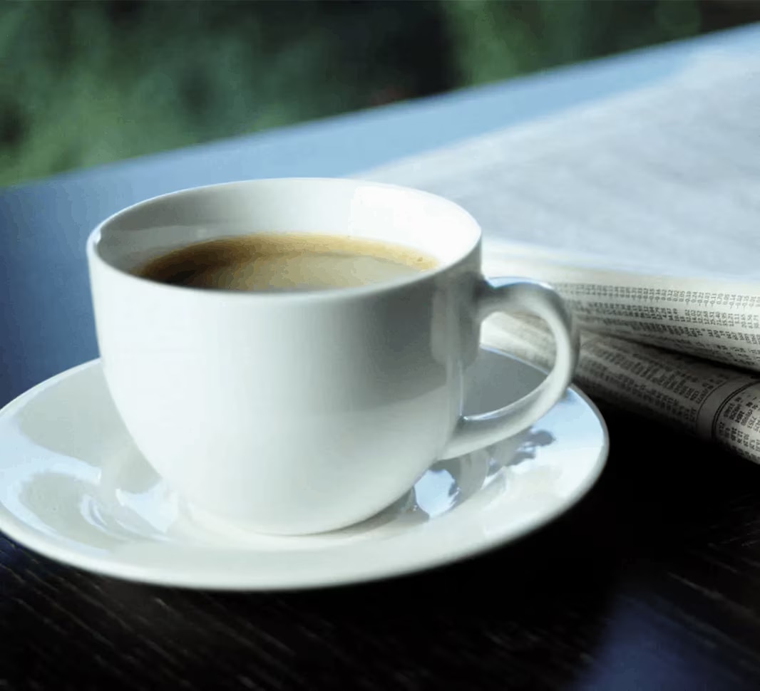 cup of americano coffee