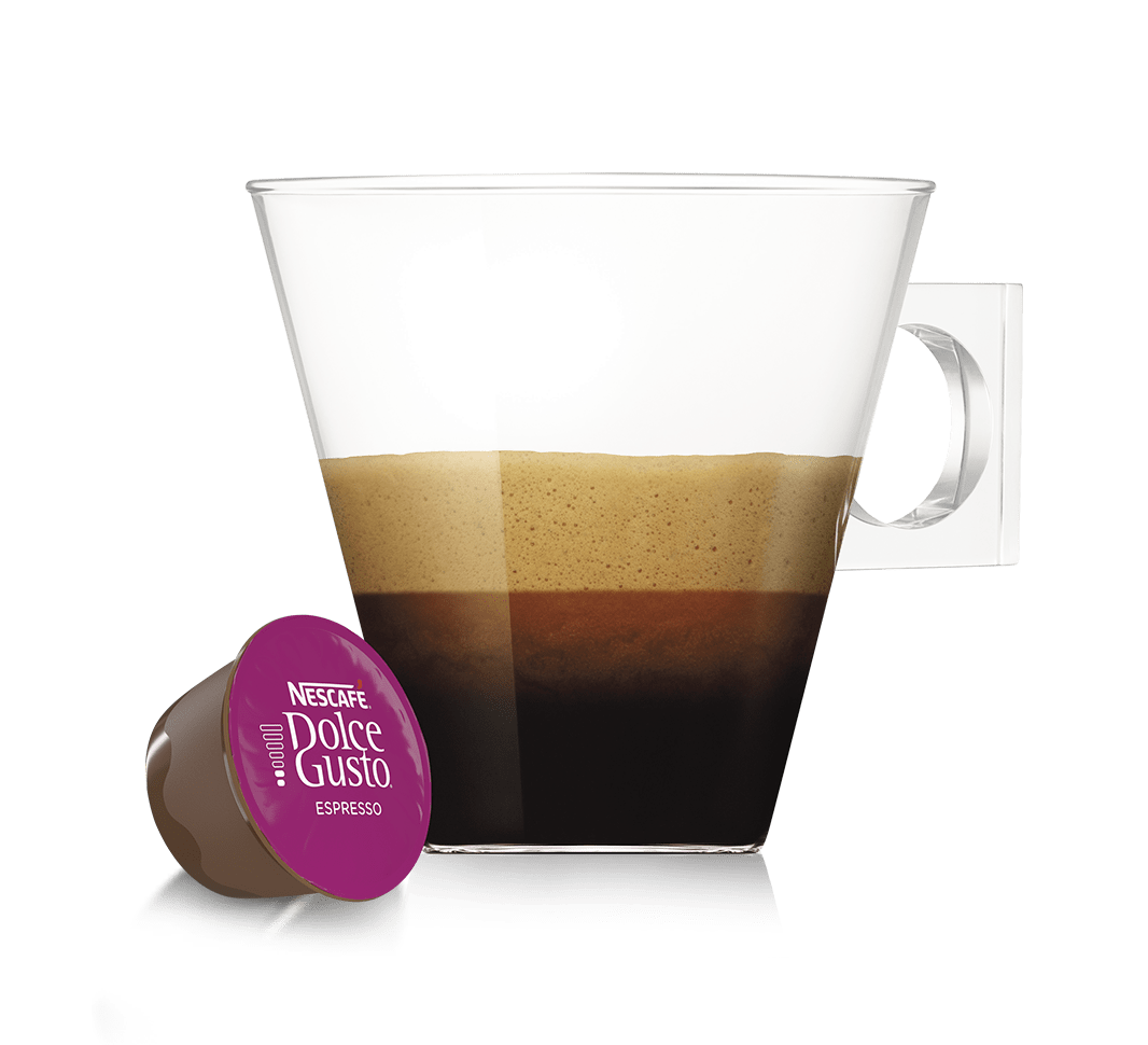 glass of espresso coffee