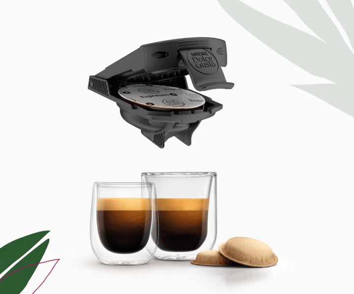 SPECIAL.T Infuser with cups, capsules and leaves